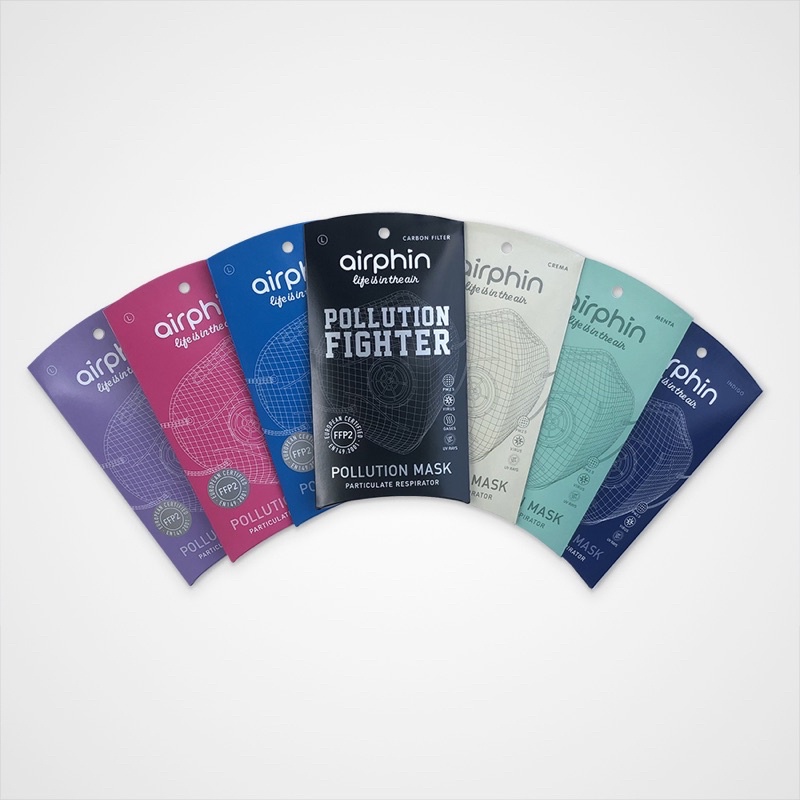 Khẩu trang Airphin -người lớn /trẻ em vỏ mềm - Đủ màu