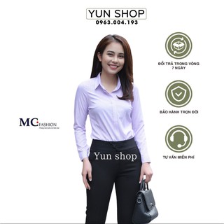 Áo Sơ Mi Dài Tay- MC Fashion A0298 Màu Hồng Ttím
