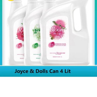 Sữa tắm nước hoa joyce & dolls can 4 lít hàng chuẩn cho chó mèo thú cưng pet1989