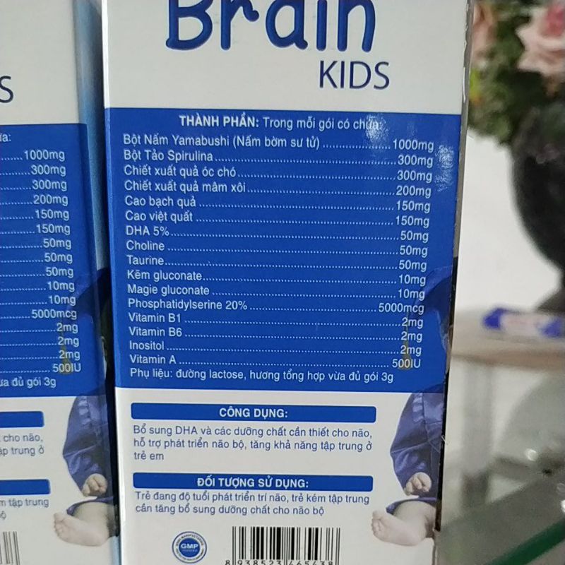 Combo 2hộp Cốm bổ não Brain Kids  DHA thông minh ở trẻ sơ sinh trẻ nhỏ