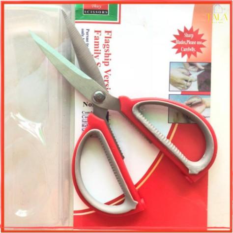 Kéo No.08 cắt giấy, vải, dụng cụ văn phòng lưỡi inox