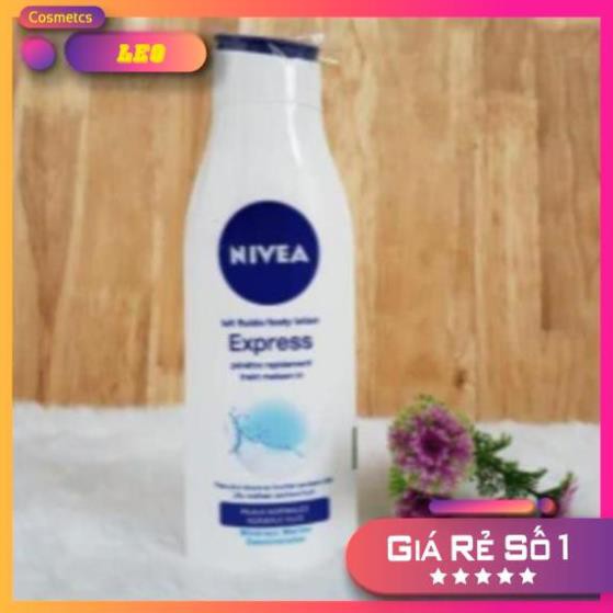 Sữa dưỡng thể Nivea Body Lotion Express 250ml cấp ẩm, làm mềm da cao cấp, trắng hồng tự nhiên - chính hãng Đức 100%