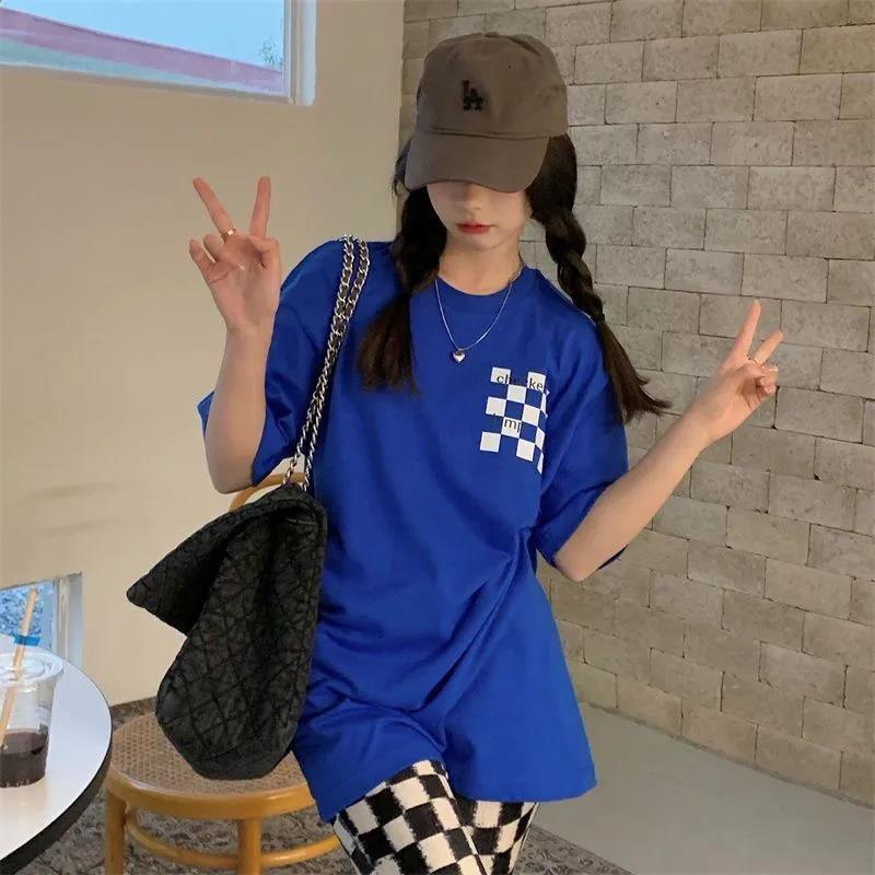 NRVP Áo Thun 100% Cotton Dáng Rộng Thời Trang Hàn Quốc Cho Nữ