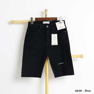 (LOẠI 1) Quần short jeans lửng rách gối
