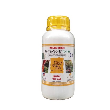 TERRA SORB FOLIAR 100ml - Phân bón siêu to lá, lá xanh mượt