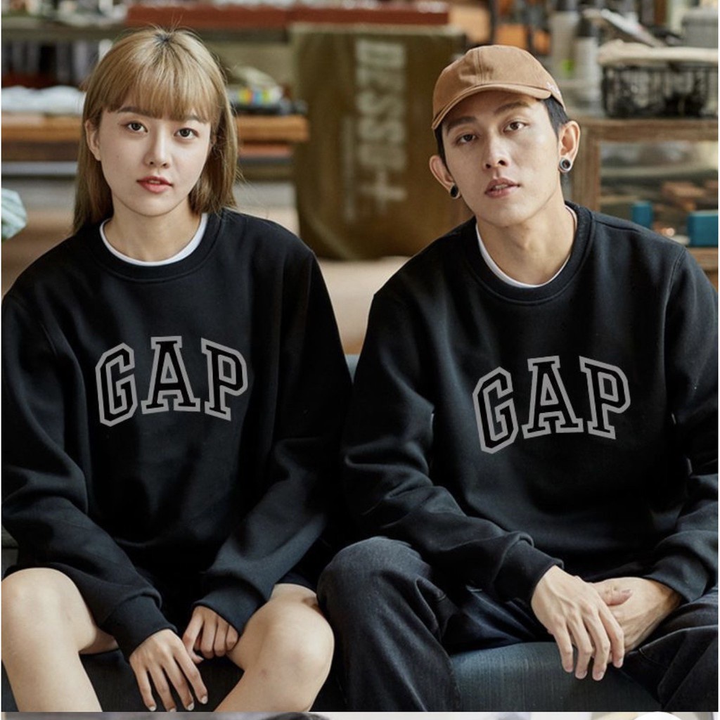 Áo Sweater GAP chất liệu nỉ bông phong cách hàn quốc, Áo sweater Unisex Nam Nữ