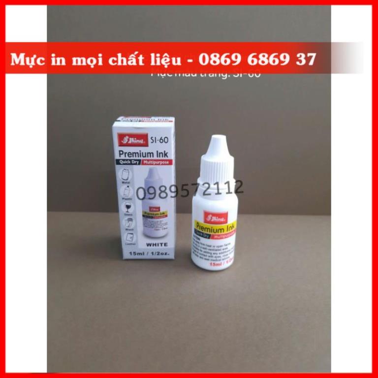 Mực dấu in ni lông,in trên mọi chất liệu shiny-mực nhanh khô  Minh in