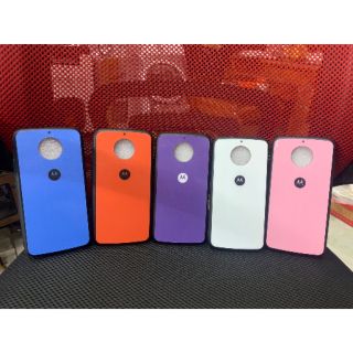 Ốp lưng Motorola G6 Plus dẻo viềng lưng nhựa bóng