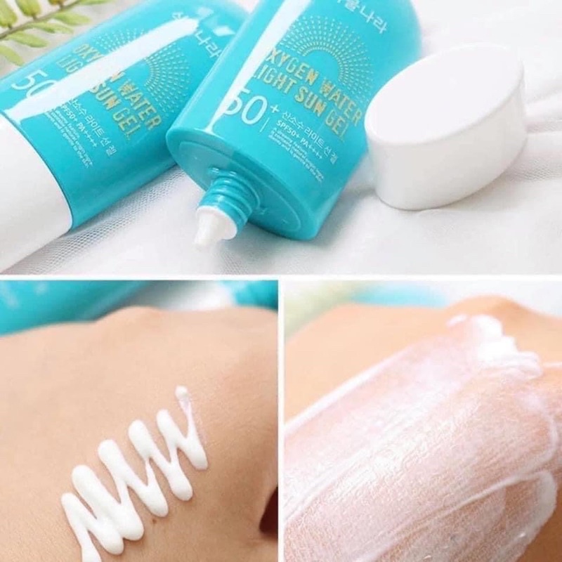 Kem chống nắng OXYGEN WATER LIGHT SUN GEL