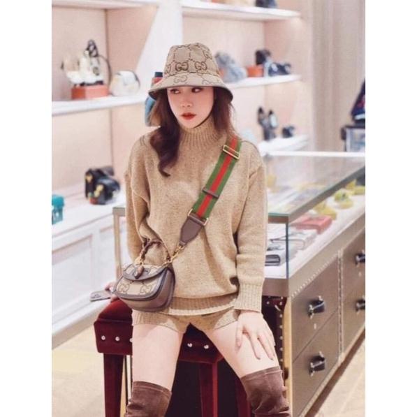 Túi gu chì quai gỗ dây đeo bản to size 20 full hộp chuẩn super sịn hàng cao cấp