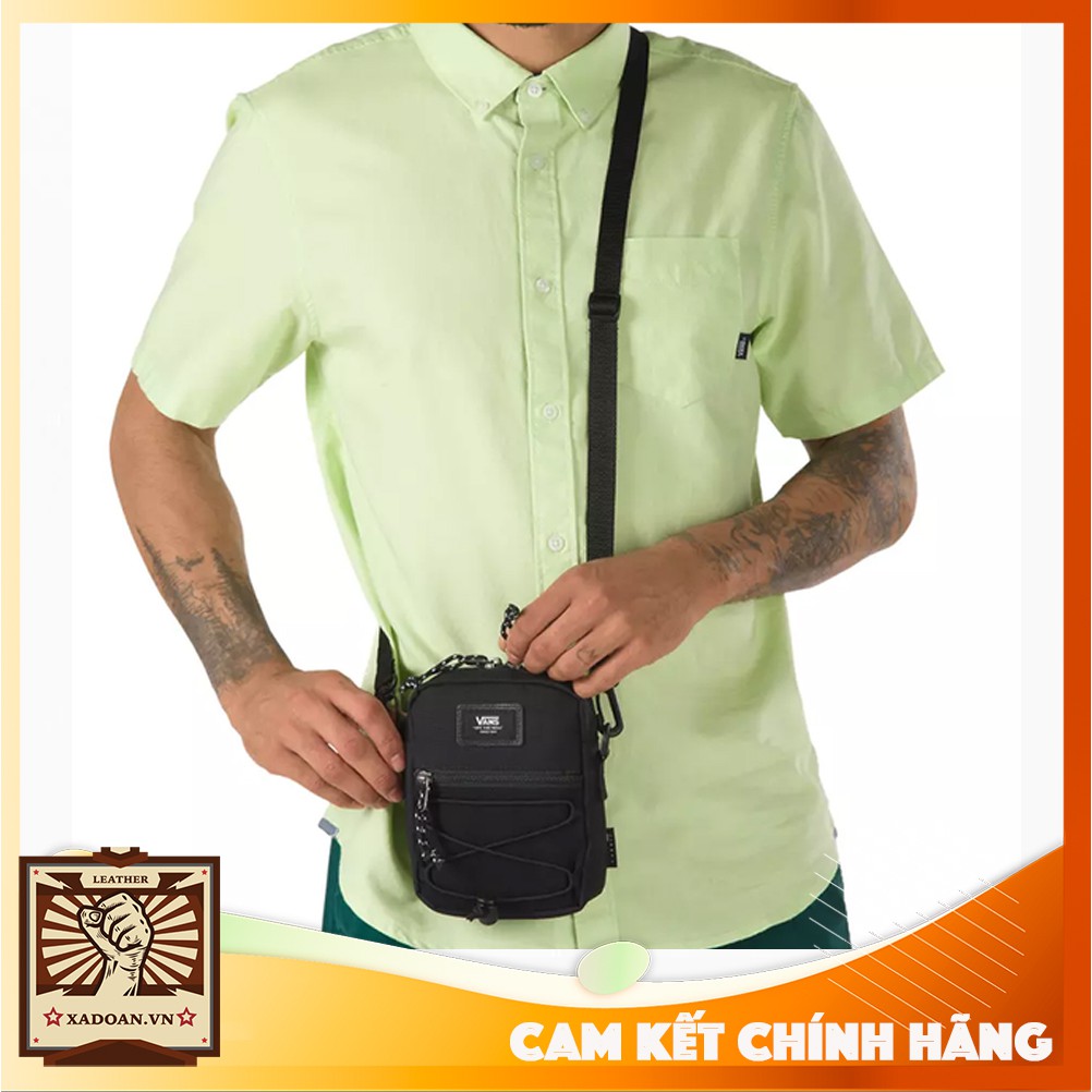 [XẢ KHO - CHUẨN AUTH] Túi đeo chéo, Túi bao tử Túi Vans Bail Shoulder 2 màu Đen caro, Camo