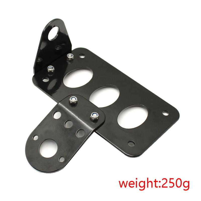 Motorcycle Side Mounted Tail Light Frame License Plate Bracket Retro Motorcycle Accessories for Sportster Bobber Chopper