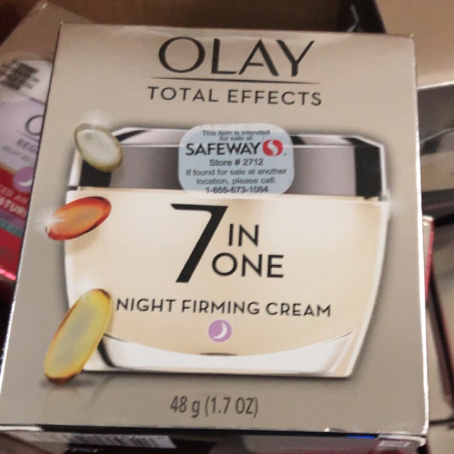 Kem dưỡng ẩm chống lão hóa 7in1 Olay Total Effects Anti-Aging Night Firming Cream 48g