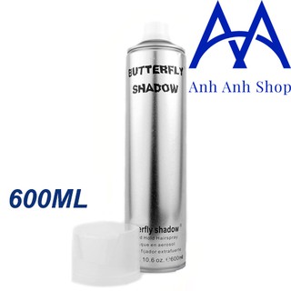 (600mL)Chính hãng Gôm xịt tóc nam BUTTERFLY SHADOW