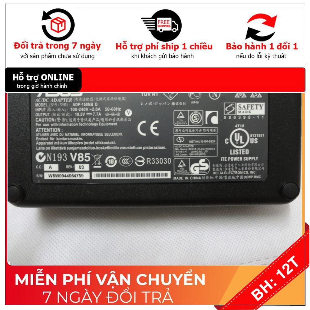 [BH12TH] ⚡️[Sạc zin]Sạc laptop Asus 19.5V - 7.7a - 150W ZIN