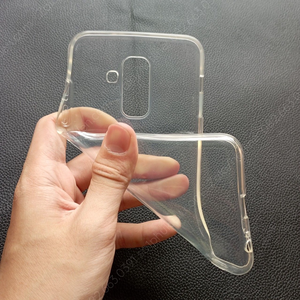 Ốp lưng Samsung A6+ (A6 Plus) / J8 2018 loại dẻo trong và loại chống sốc bền đẹp
