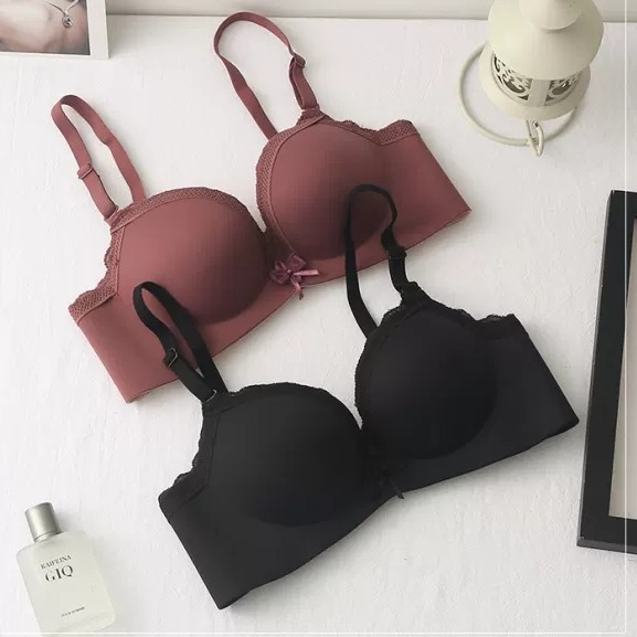 Bộ đồ lót Hoàng Oanh underwear, set nội y cao cấp không gọng viền nơ | BigBuy360 - bigbuy360.vn