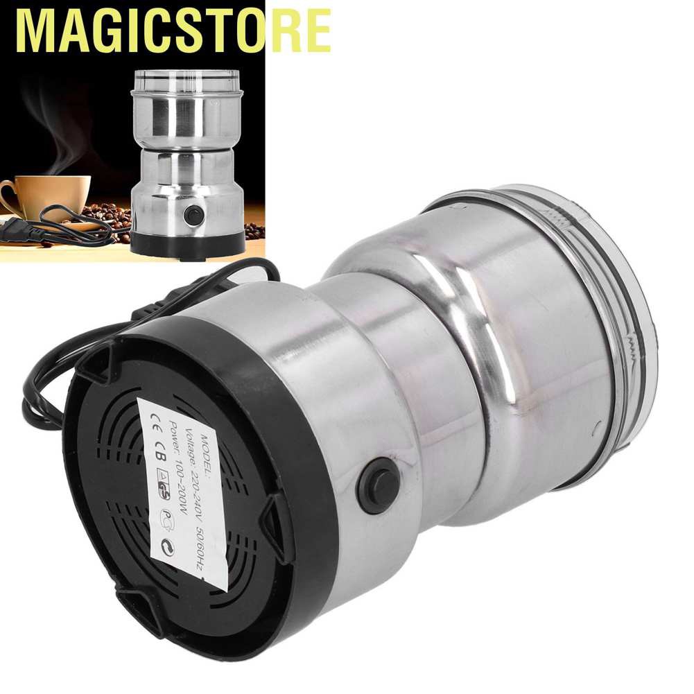 Magicstore Portable Coffee Grinder Household Electric Bean Grinding Machine for Home EU Plug 220V