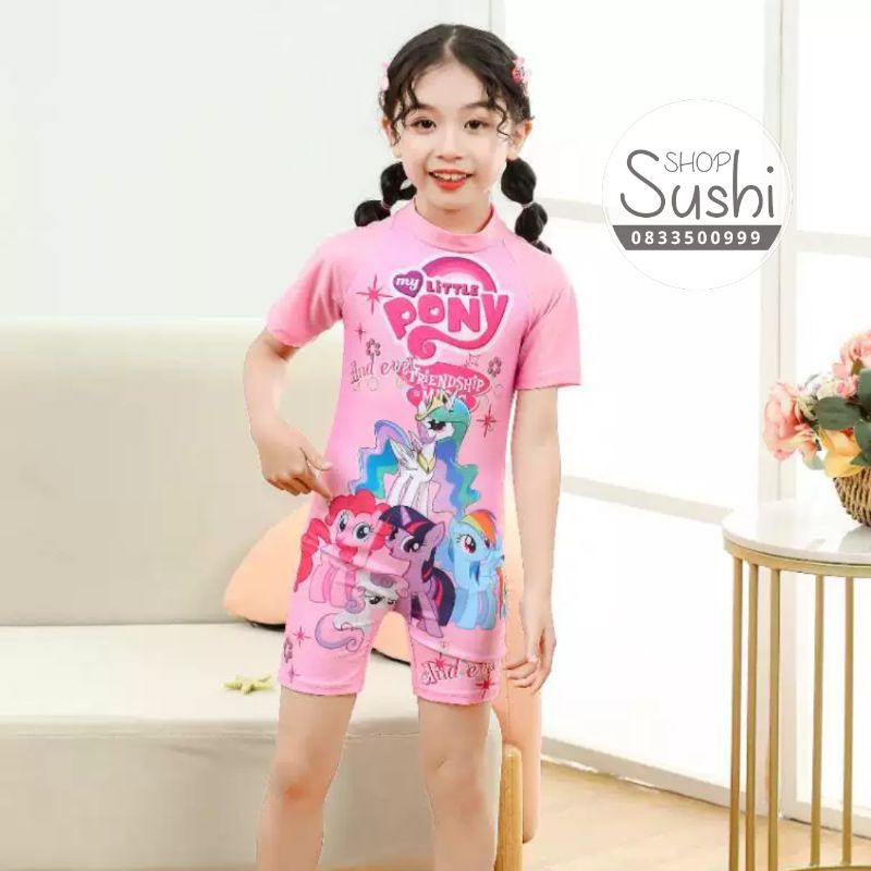 (FreeShip) Áo bơi bé gái Elsa Frozen cộc tay