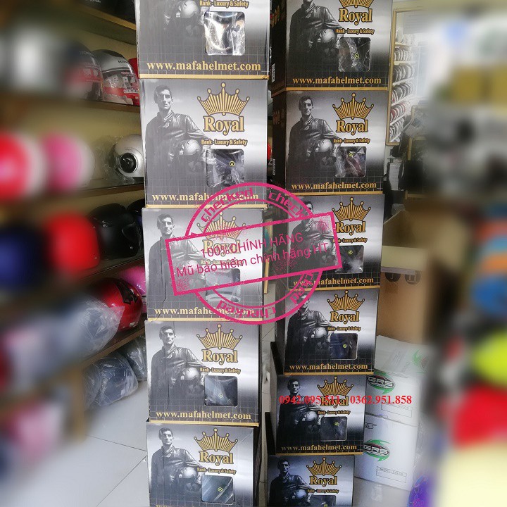 Mũ bảo hiểm 3/4 Royal M20 chính hãng