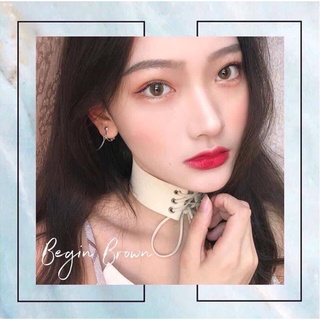 Lens Begin Brown - Lens nâu long lanh / tặng kèm khay gương khi mua