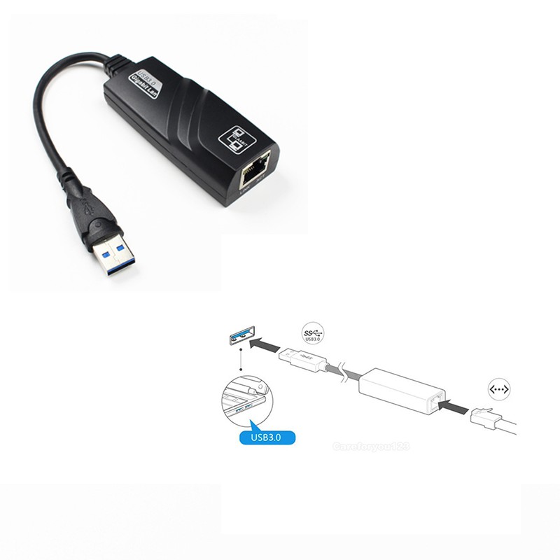 Bộ Chuyển Đổi Từ Cổng Yyg02-Usb 3.0 Sang 10 / 100 / 1000 Mbps Gigabit Rj45 | BigBuy360 - bigbuy360.vn