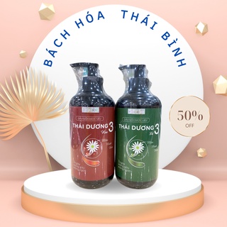 Dầu Gội Dược Liệu Thái Dương 3 Chai 480ml dạng vòi