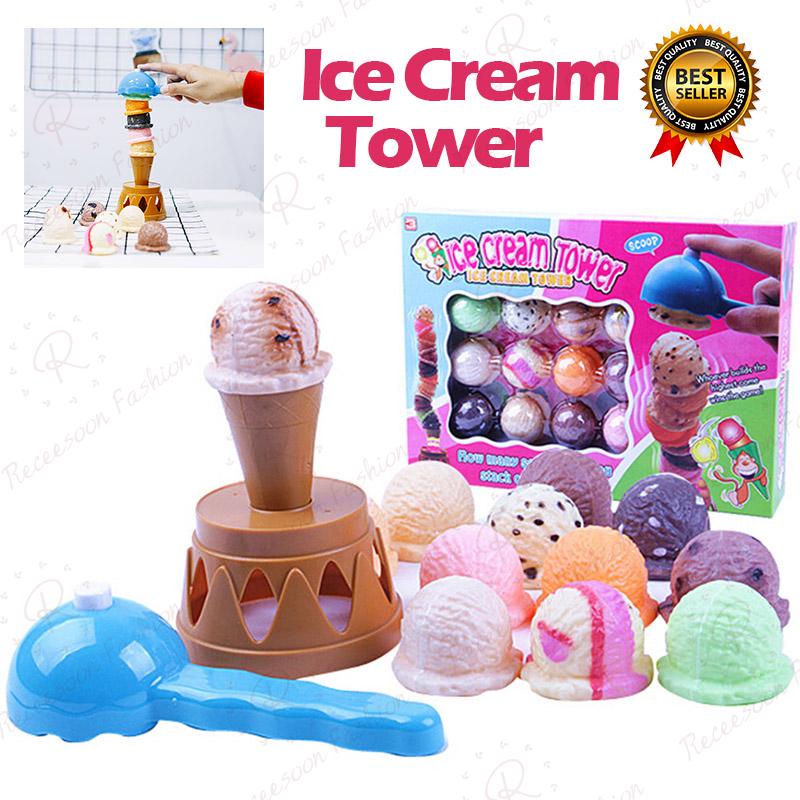 Đồ chơi nhựa xếp tầng kem nhiều màu sắc độc đáo cho trẻ