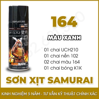 Combo tổng hợp sơn màu xanh 164