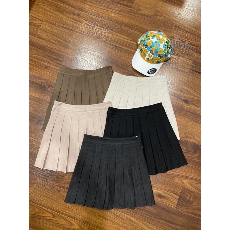 Chân váy tennis chất dạ hàng Quảng Châu Cao cấp M521 | BigBuy360 - bigbuy360.vn