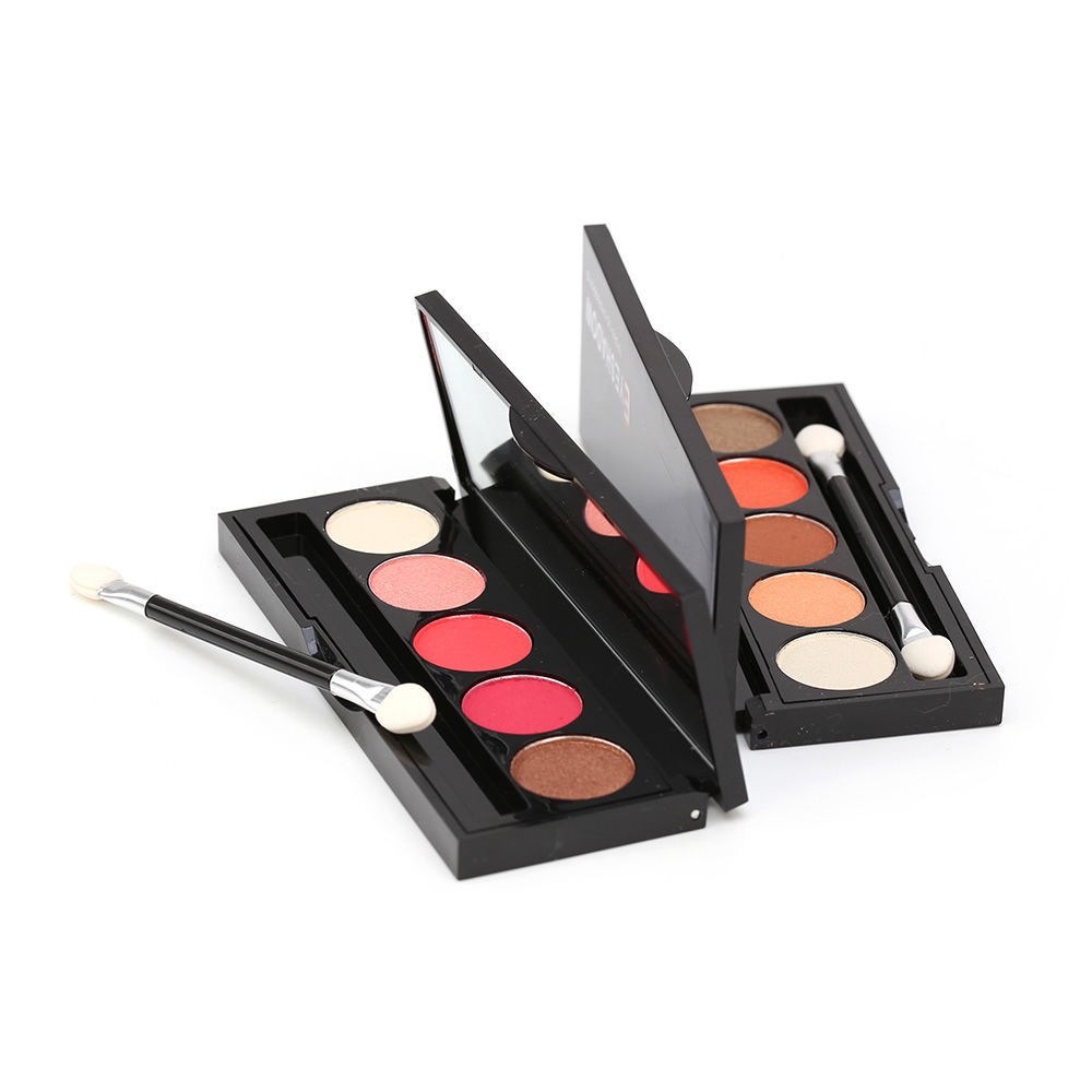 Bảng Phấn Mắt Bóng Lưu vực BOB five-color eyeshadow palette ins students daily makeup pearl matte earth color net red the same style