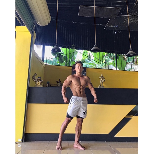 Quần Gym 2 Lớp Mới Gym New, Quần Đùi Tập Gym 2 Lớp Fitness Gymer