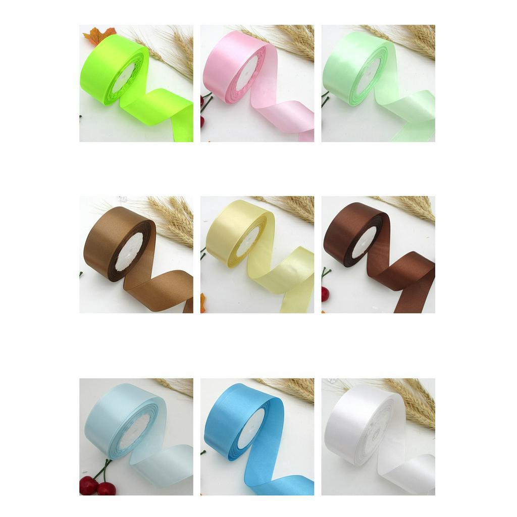1m ruy băng lụa bản 4cm , phụ kiện hoa, gói quà, làm nơ trang trí, nơ buộc tóc
