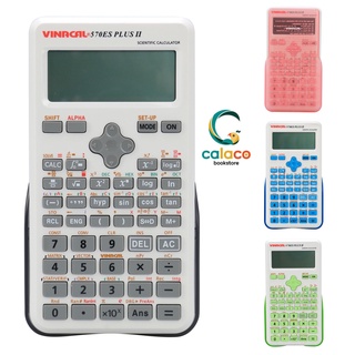 [Siêu Phẩm 2022] Máy Tính Học Sinh Vinacal 570ES PLUS II (452 Tính Năng) [Bảo Hành 7 Năm 1 Đổi 1]