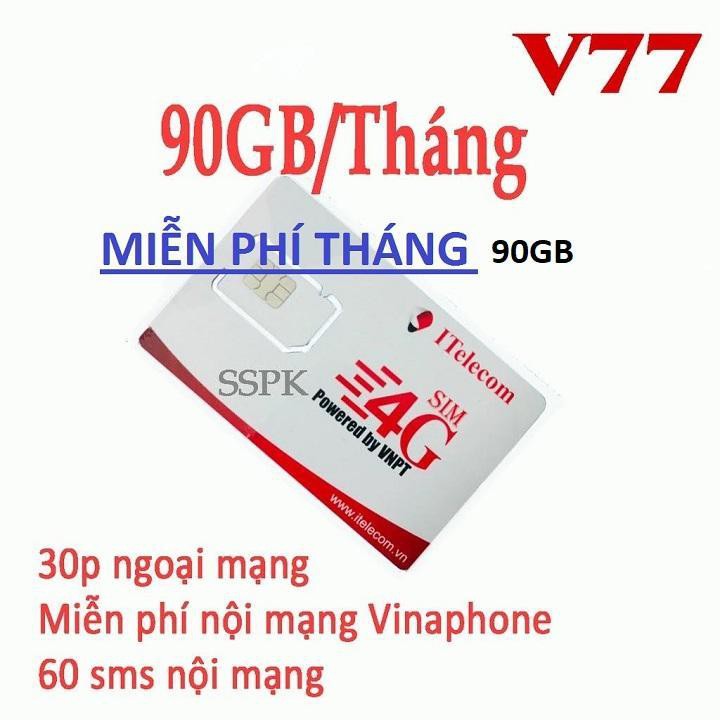 [Mua Sim 4G Để Có Gấu]Sim Itelecom  MAY 4G tặng ngay 90Gb/tháng vào miễn phí gọi ngoại mạng 30 phút