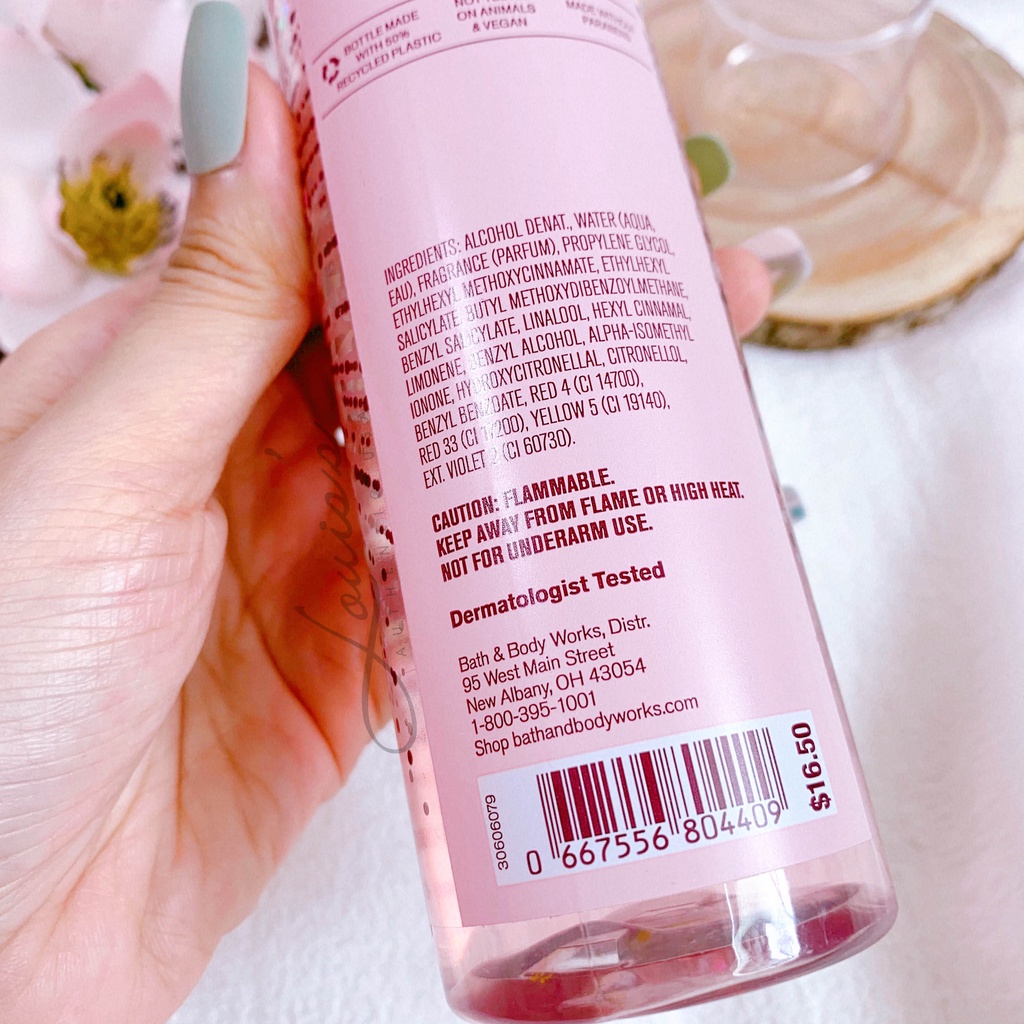- Body mist / Xịt thơm toàn thân Bath & Body Works Mỹ