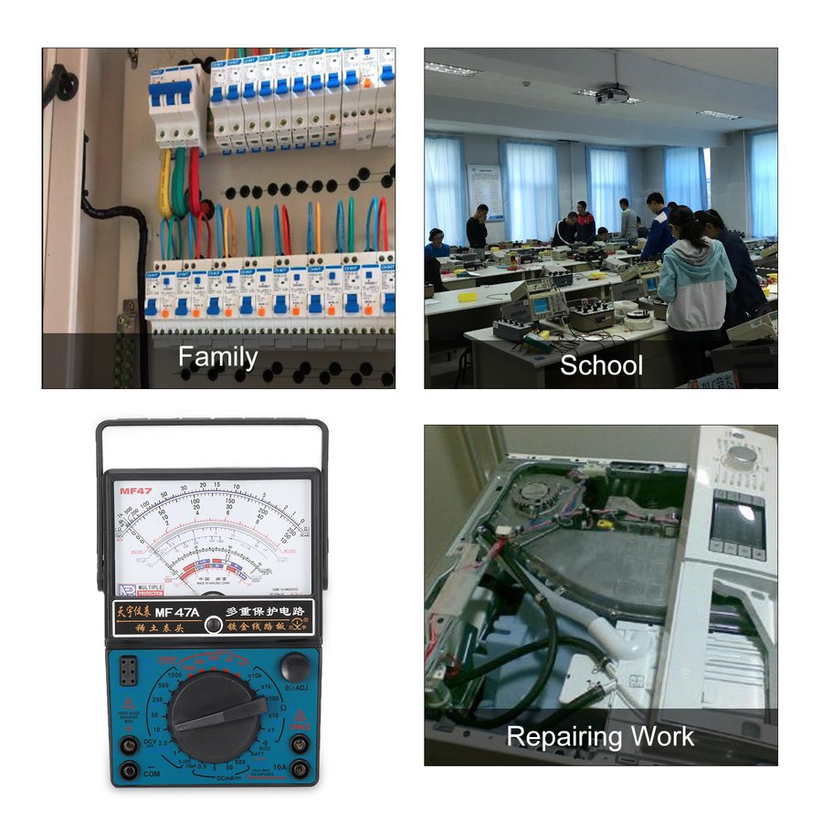 Ele】⚡⚡Đồng hồ đo vạn năng MF-47C