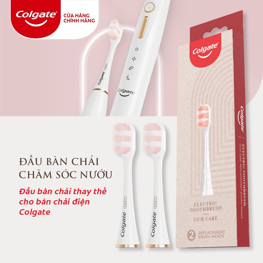 Đầu thay bàn chải điện Colgate MỚI với 33 chế độ chăm sóc nướu tối ưu