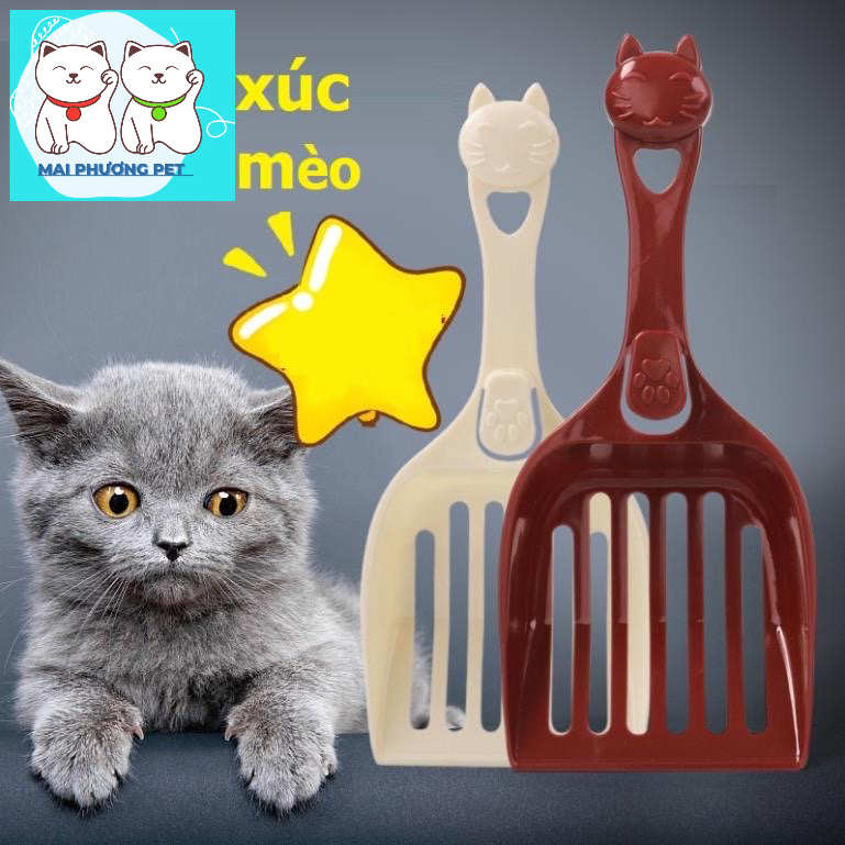 Xẻng xúc cát dọn chất thải tiện dụng dành cho mèo cưng