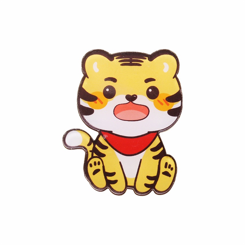 Huy Hiệu Cài Áo Hình Chú Hổ Hoạt Hình Dễ Thương