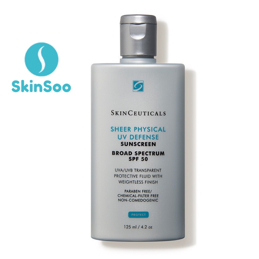 [DATE 11/2023] Kem Chống Nắng Mỏng Nhẹ, Không Màu SkinCeuticals Sheer Physical UV Defense Sunscreen Broad Spectrum SPF50