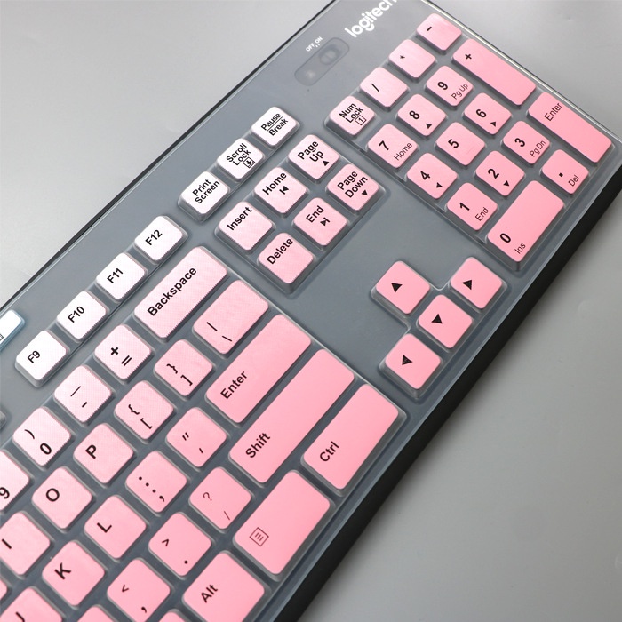Miếng bọc bàn phím bằng silicon mềm cho Logitech K200 Mk260 Mk275 Mk200 17 Inches
