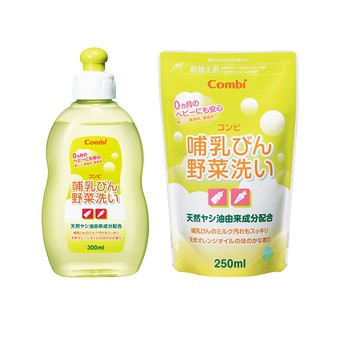 Nước rửa bình sữa Combi Nhật (chai 300ml hoặc túi 250ml)