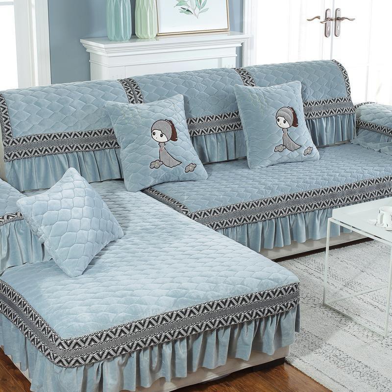 Thảm Trải Ghế Sofa Chống Trượt Kiểu Dáng Đơn Giản Hiện Đại