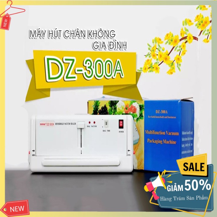 (Trợ giá shopee) MÁY HÚT CHÂN KHÔNG DZ300A HÚT ĐỒ KHÔ+ TÚI