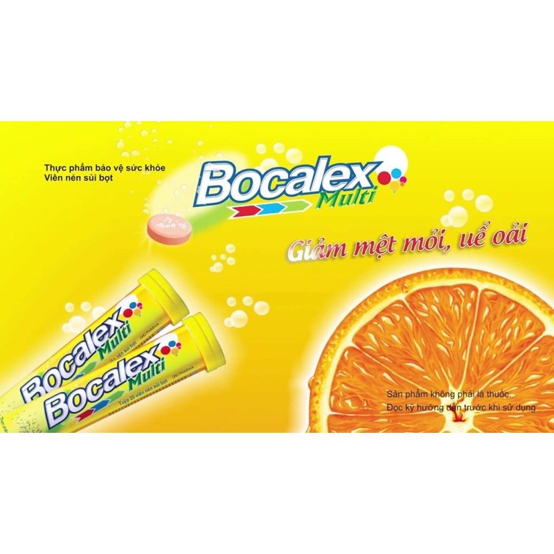 Viên sủi Bocalex Multi bổ sung vitamin cho cơ thể (DHG)