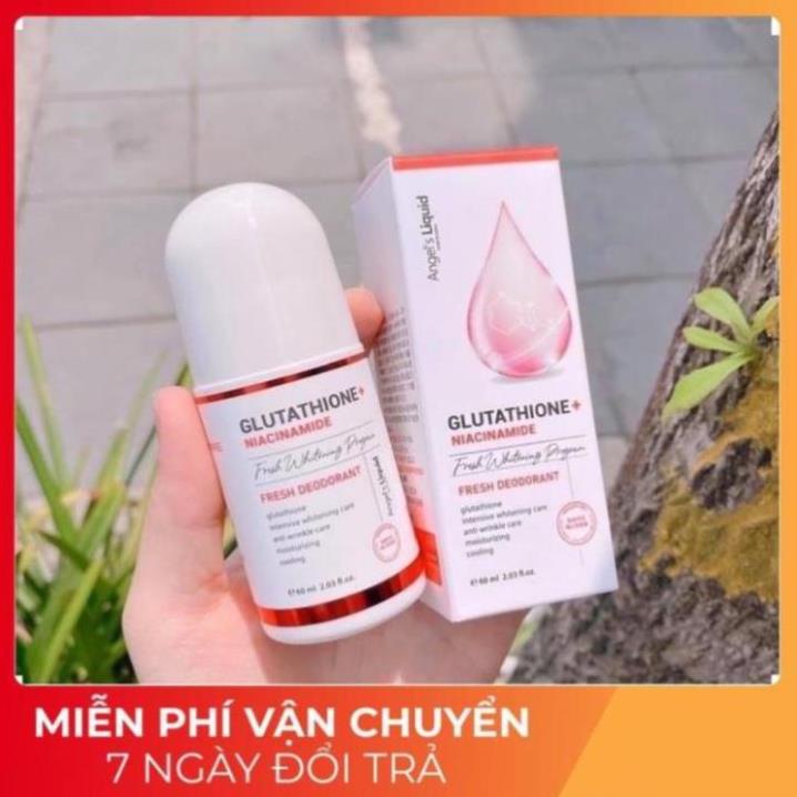 Lăn nách glutathione mờ thâm khử mùi dưỡng trắng da 60ml [ SALE MẠNH ]