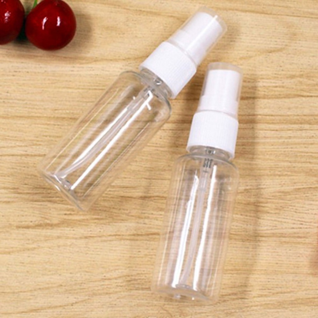 Chai xịt rỗng bằng nhựa trong suốt dung tích 30ml tiện dụng khi đi du lịch