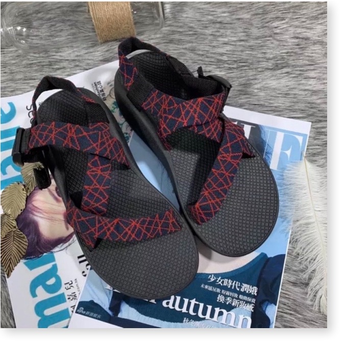 🄚🄗🄞 🄖🄘Ầ🄨 🆘 Sandal thoáng mát hè 2021 ( chaco kẻ đỏ )