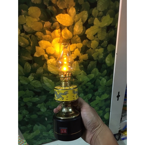Đèn dầu thờ Kim Sa dùng Pin cao cấp